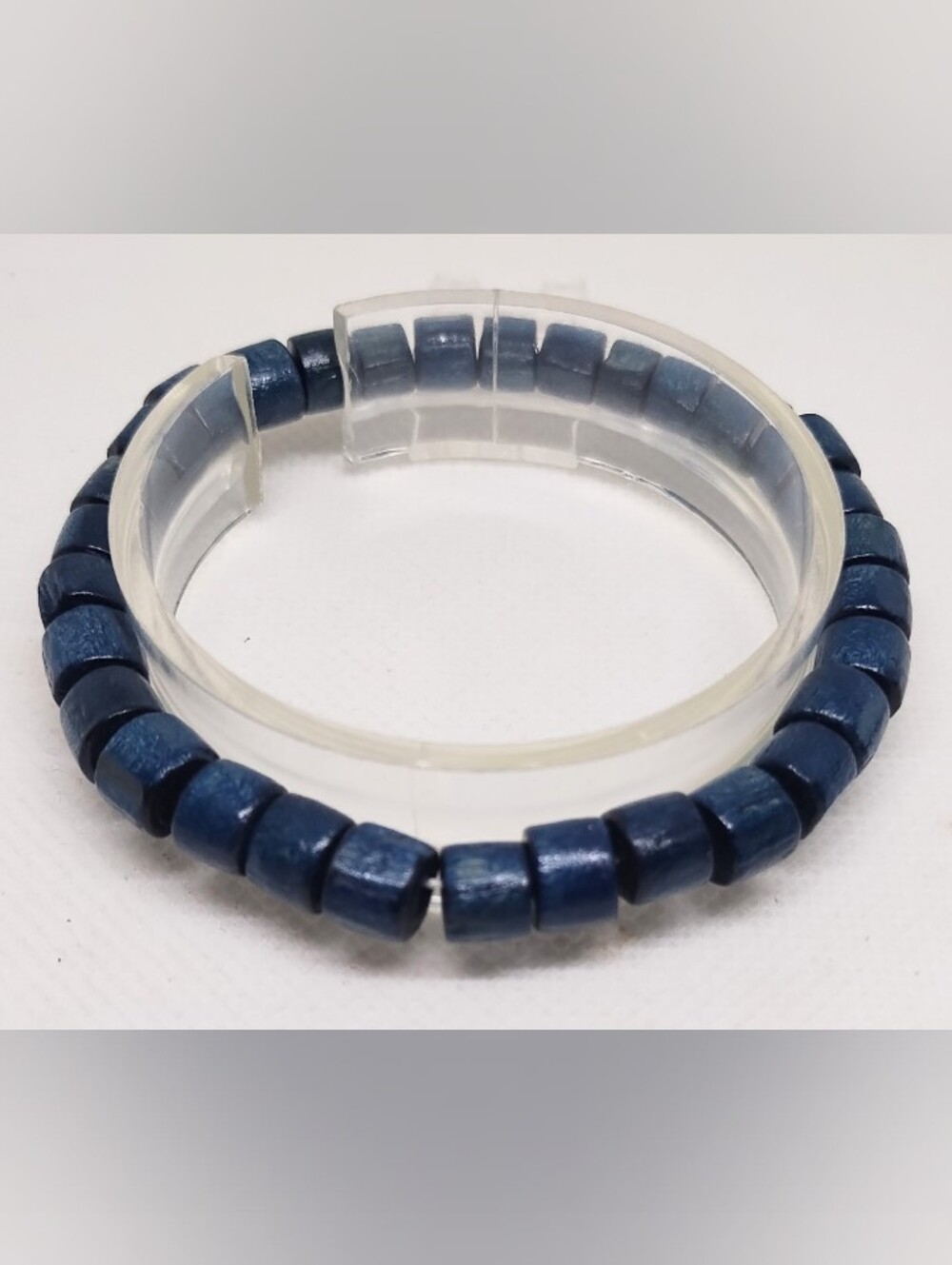 Men's Beaded Bracelet Beads Blue Jewelry New G31
